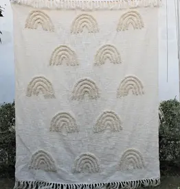 Handmade in India Cotton Throw