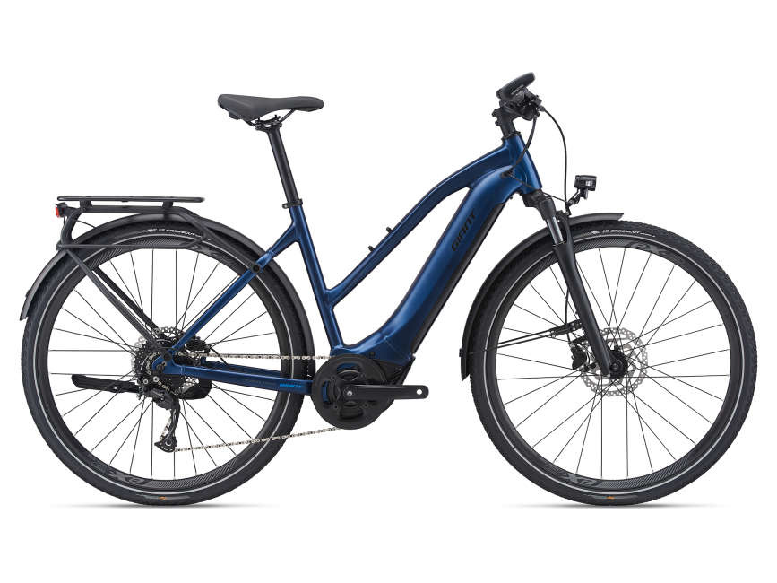 GIANT Vélo électrique Explore E+ 2 Navy 2021 (barre basse)