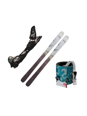ROSSIGNOL Blackops Stargazer avec F10 et Peaux G3 Escapist glide - Ensemble de ski de randonnée