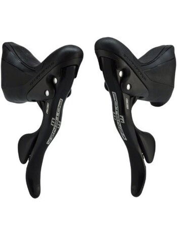 CAMPAGNOLO Manettes Potenza Black 11v., cables/gaines inclus