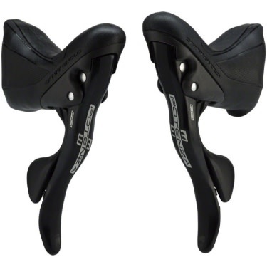 CAMPAGNOLO Manettes Potenza Black 11v., cables/gaines inclus