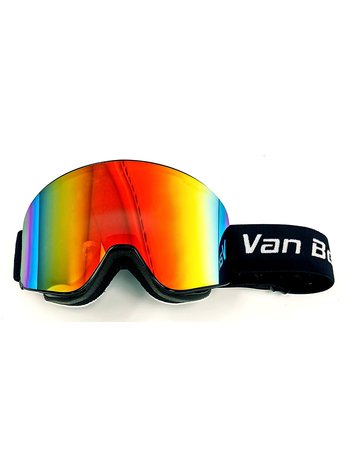 VAN BERGEN Lunette de ski alpin magnetique avec lentille revo noir SR