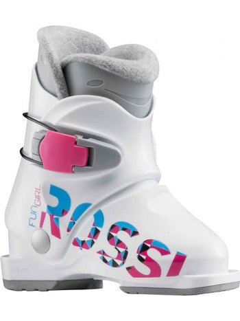 ROSSIGNOL Fun Girl J1 White - Junior Alpine ski boot