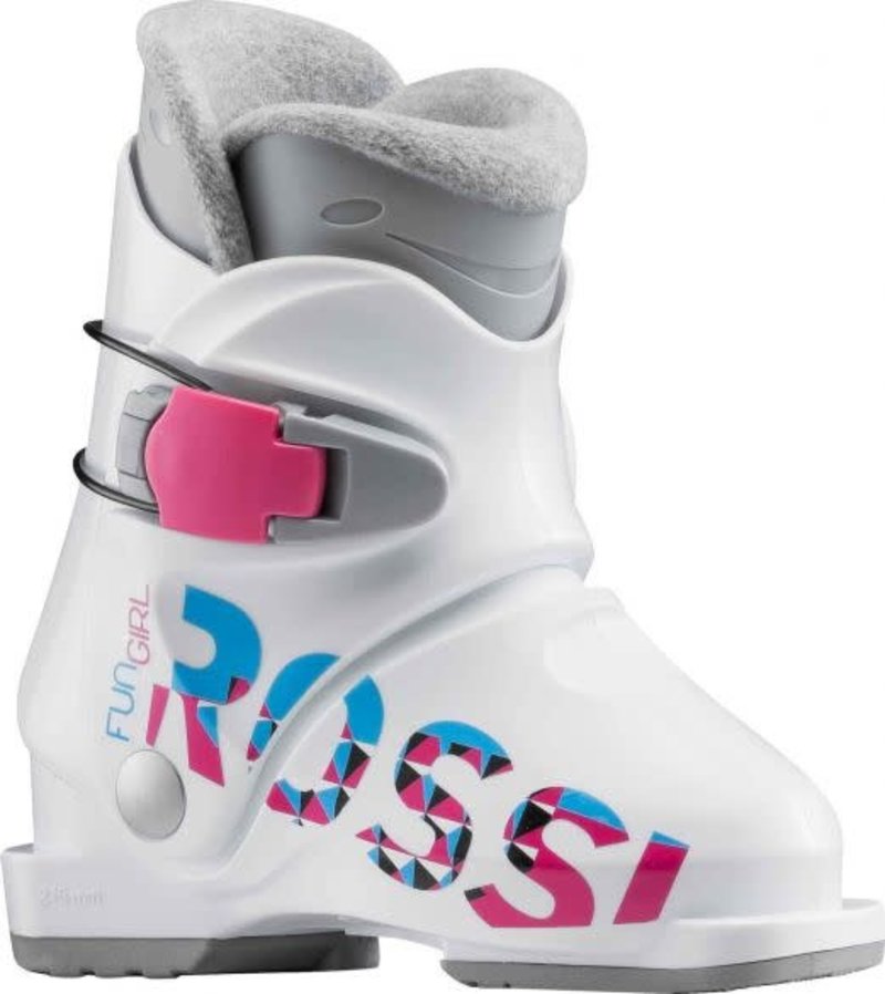 ROSSIGNOL Fun Girl J1 White - Junior Alpine ski boot