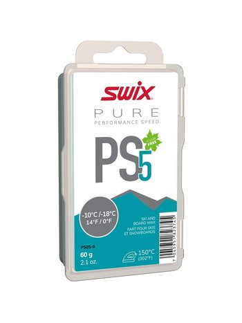 SWIX Wax PS5 Turquoise, -10°C/-18°C, 60G