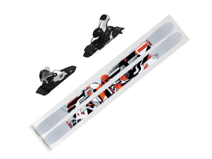 LINE Kit de ski Tom Wallisch + Fixation Salomon Warden 11