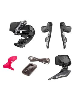 SRAM Red eTap AXS - Groupe d'assemblage pour frein sur jante 2 plateaux