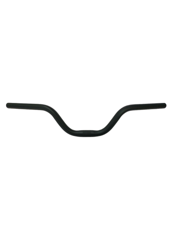 ZOOM 123mm Black Raised Alloy Handlebar - Mountain Bike