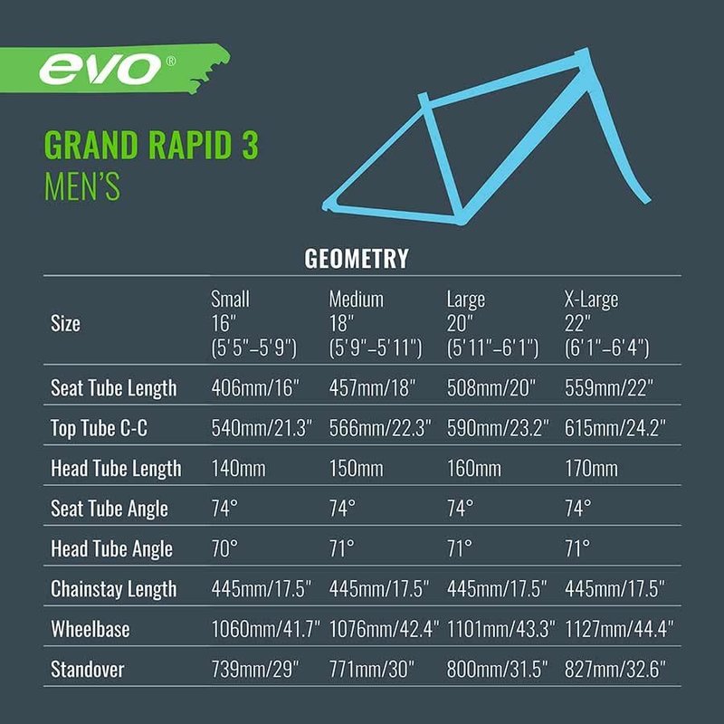 EVO Grand Rapid 3 - Vélo hybride