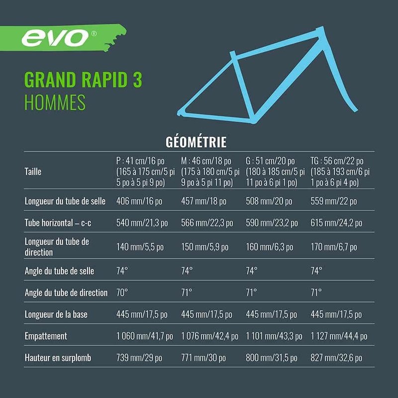 EVO Grand Rapid 3 - Vélo hybride