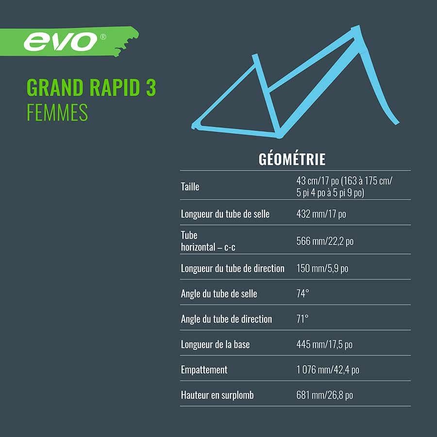 EVO Grand Rapid 3 ST - Vélo hybride
