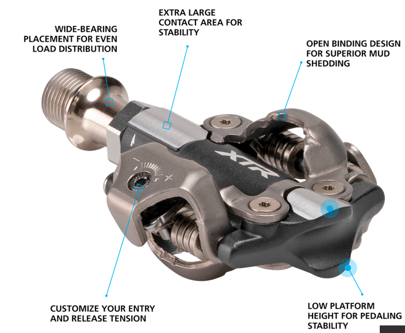 SHIMANO PD-M9100 - XTR Race Pedals