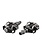 GARMIN Rally XC100 - Pair of power sensor pedals
