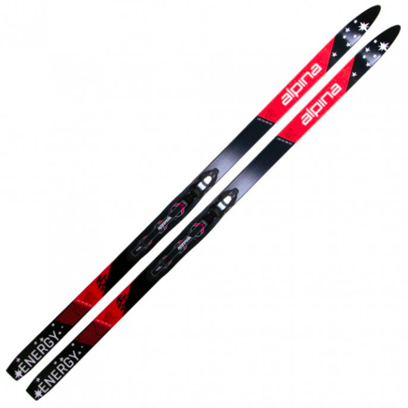 Alpina Energy JR - Ski de fond écailles Junior (Fixations incluses)