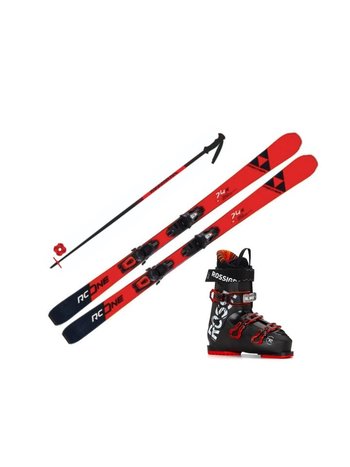 FISCHER RC One 74 X avec Evo 70 et bâtons - Ensemble ski alpin
