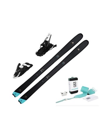 DYNASTAR M-pro 90 W with Shift 10 and Climb proS-Glide skins - Backcountry ski set