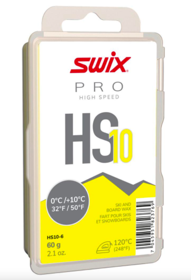 SWIX HS10 - Cire Jaune 0°C/+10°C