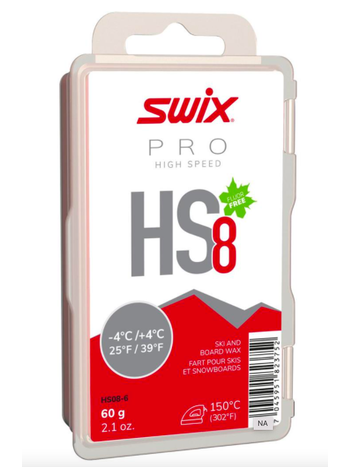 SWIX HS8 - Cire rouge 4°C/+4°C