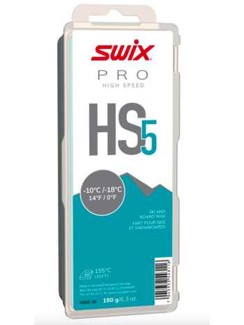 SWIX HS5 - Turquoise Wax -10°C/-18°C