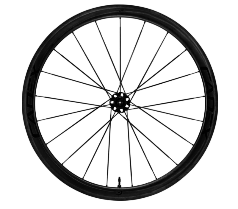 CADEX 42mm - Rim brake carbon wheels with quick release