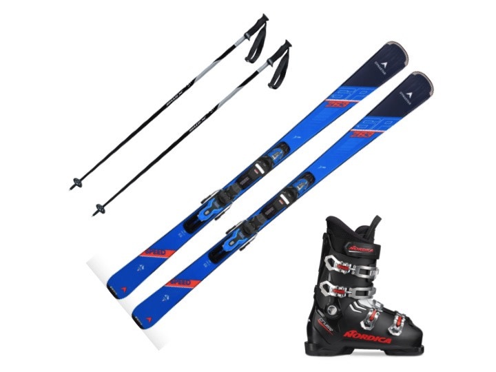 DYNASTAR Speed 263 avec The cruise et bâtons - Ensemble ski alpin
