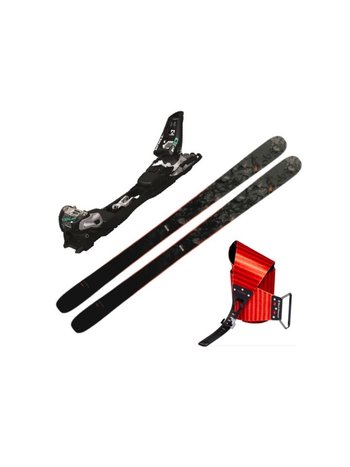 ROSSIGNOL Smasher with F10 and Ascension nylon skins - Backcountry ski set