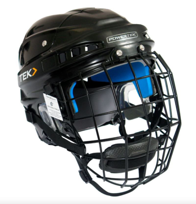 POWERTEK V3.0 Tek - Hockey helmet with grid