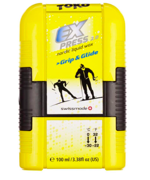 TOKO Express Grip&Glide Pocket (100ml) - Cire de glisse ski de fond