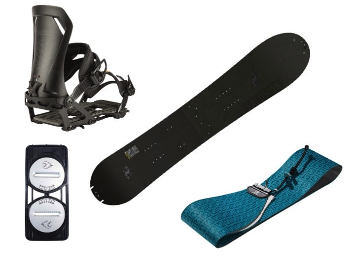 SALOMON HPS Taka split avec Fixation Vertical, puck et peaux Salomon - Ensemble de splitboard