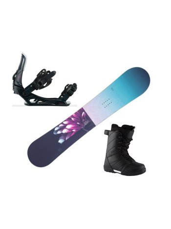 ROSSIGNOL Rossignol Gala, Fixation Gala, Rossignol Crank Laced - Ensemble de planche à neige
