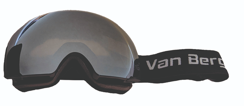 VAN BERGEN SR Black - Magnetic alpine ski goggles