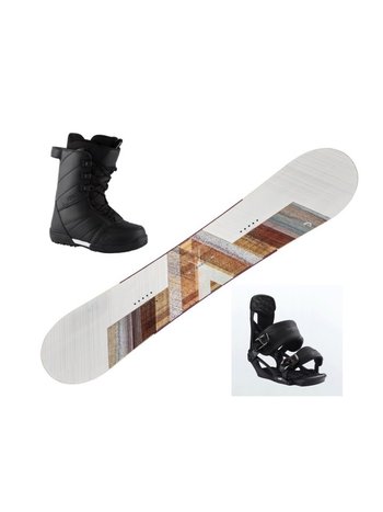 HEAD Fountain, NX one binding and Crank laced boot - Snowboard set