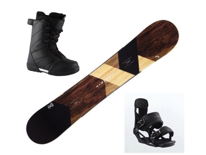 HEAD Transit, 540 Standard and Rossignol Crank laced - Snowboard Package