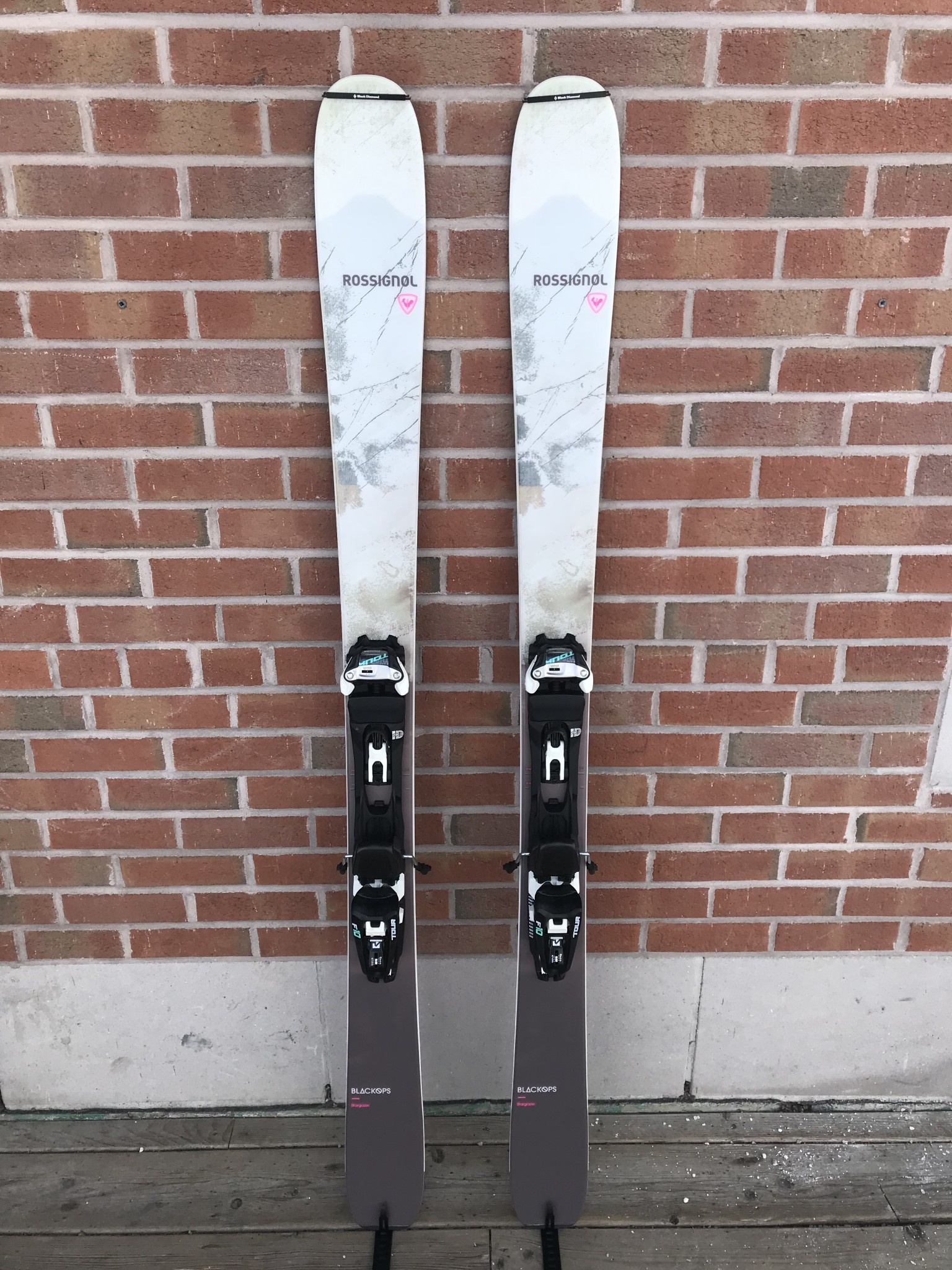 ROSSIGNOL Stargazer avec F10 et peaux Ascension nylon - Ensemble ski randonnée alpine