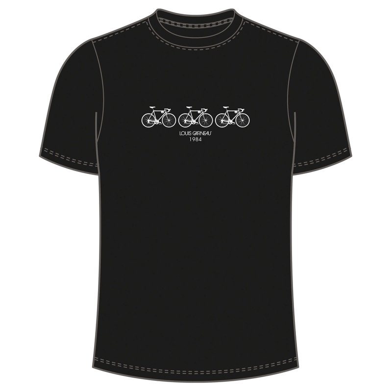 LOUIS GARNEAU Signature t-shirt - three bikes white