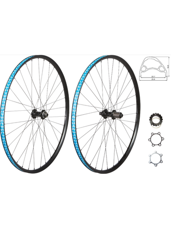 49N Road Bike Front Wheel 700c Disc Brakes (CL and 6 Bolt/Thru Axle)