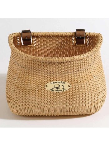 Nantucket Lightship - Wicker Carry Basket 17 x 7.5 x 9''