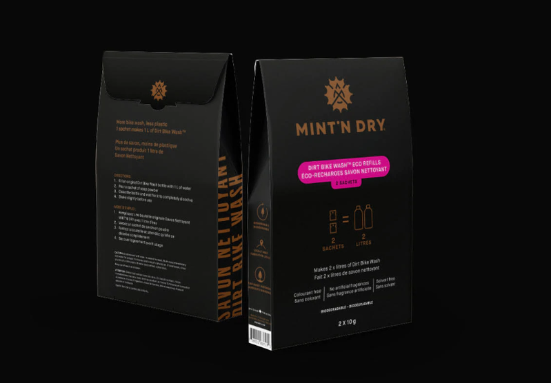 MINTNDRY Éco-recharge savon nettoyant pour la boue - 2 pastilles