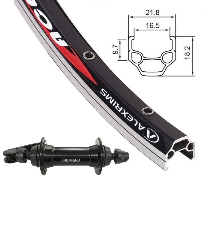 Ace-18 - Roue avant 700c déclanchement rapide