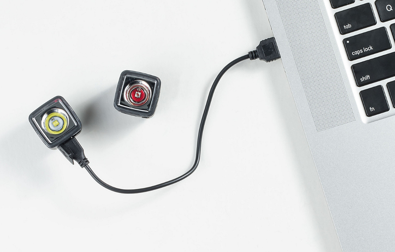 Ion 100 - Rechargeable front and rear light