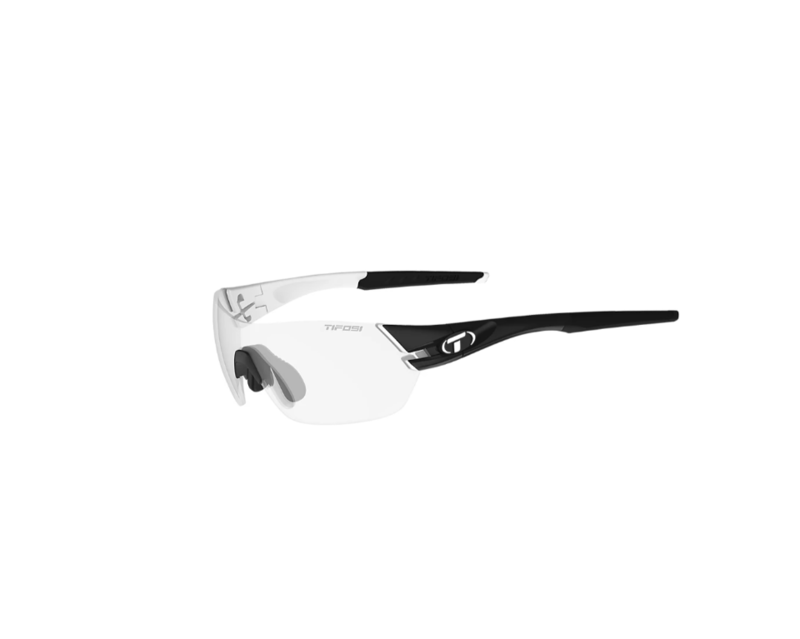 Slice - Clear and black road cycling glasses