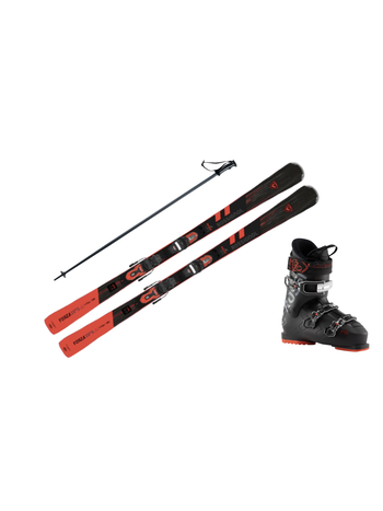 ROSSIGNOL Forza 20 with evo 70 and ski poles - Alpine ski kit