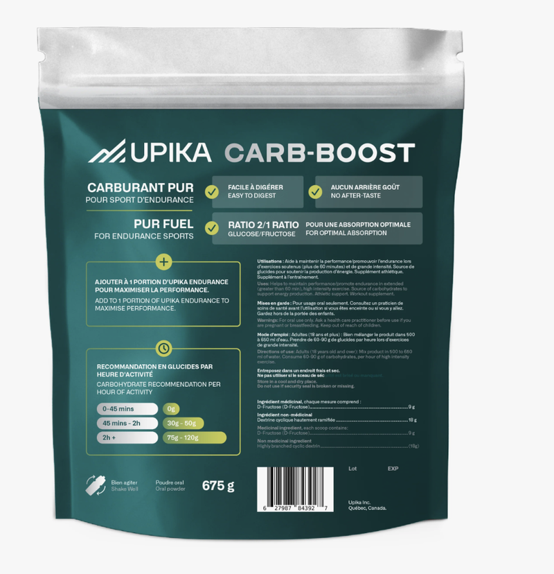 Upika Carb-Boost - Poudre D'hydratation