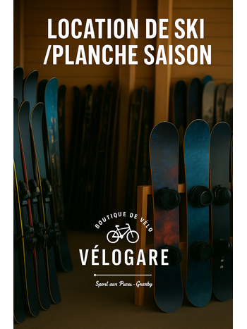 VELOGARE Ensemble de location saison ski adulte
