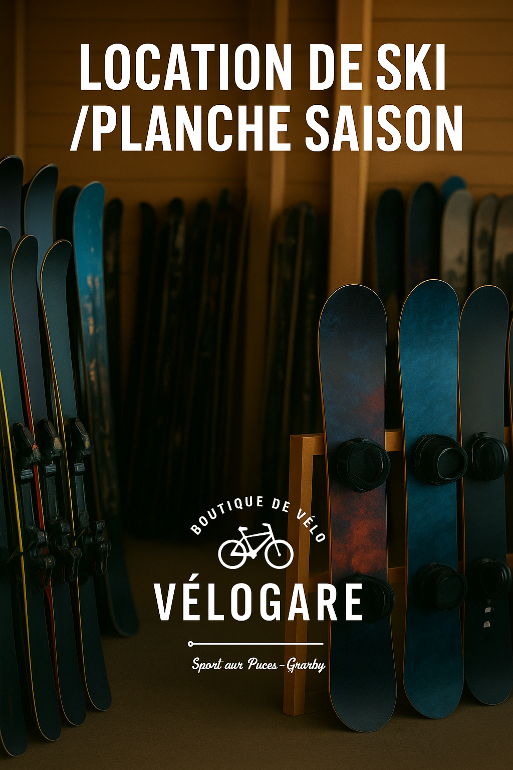 VELOGARE Adult ski season rental set