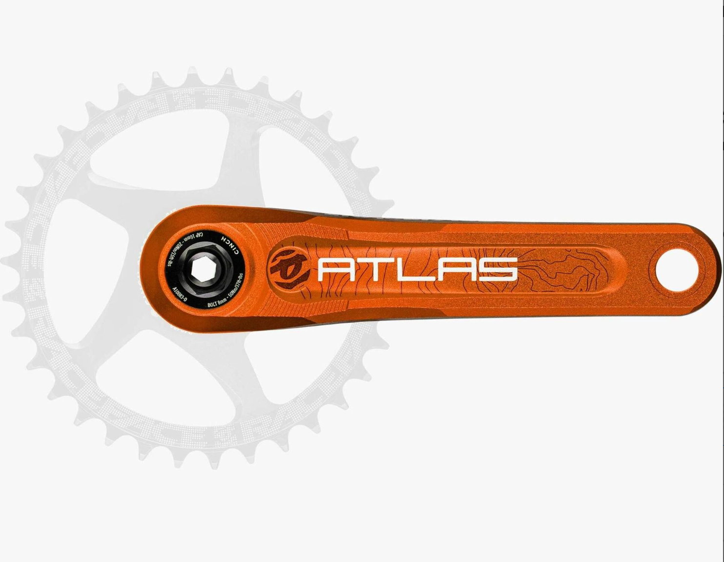 Atlas MTB Crankarms - 170MM ORANGE