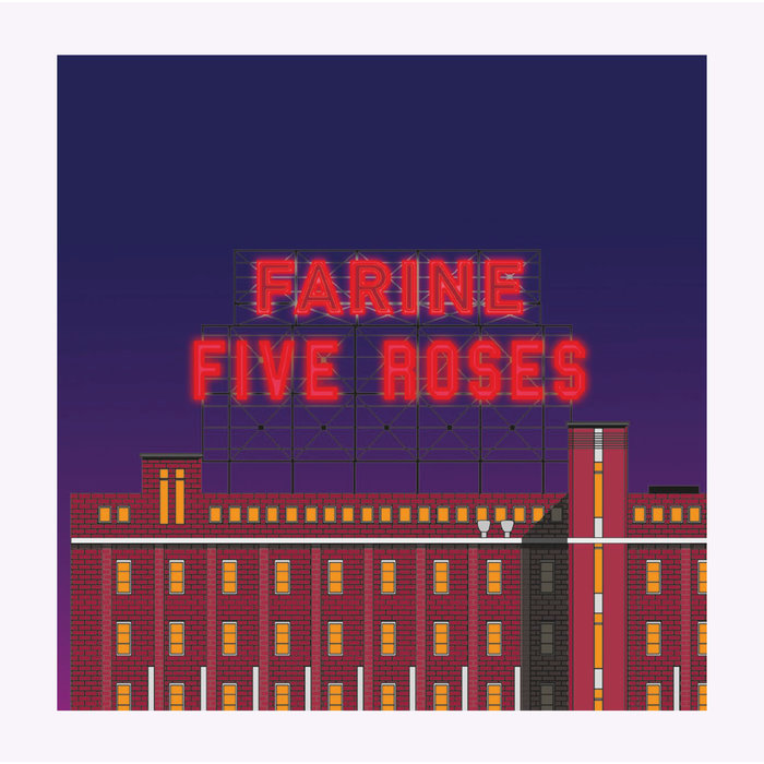 Affichette Hello LA Farine Five Roses