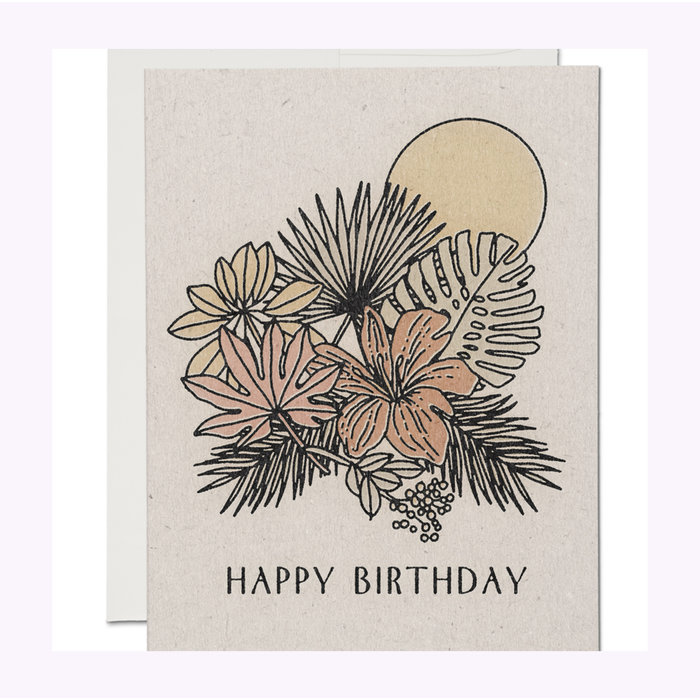 Carte Tropical Birthday Red Cap Cards