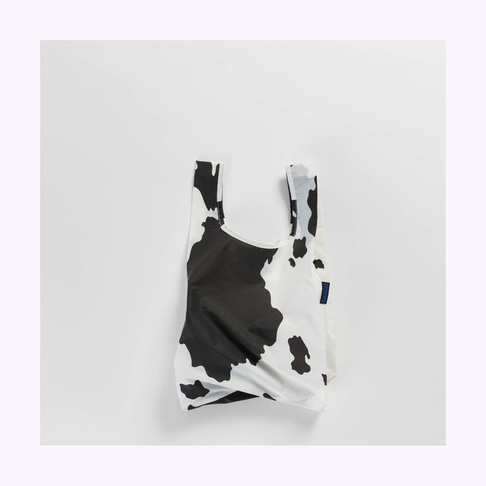 Petit sac réutilisable Baggu Vache Noir et Blanc
