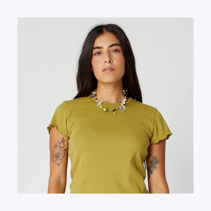 Back Beat co. Pistachio Baby Ribbed T-shirt